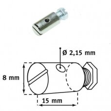 Antgalis troso valdymo užverž.. cil. 8mm