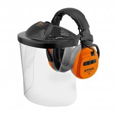 Antveidis plastikinis su ausinėmis Dynamic BT PC Stihl