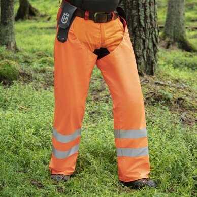 Antkelnės nuo lietaus Husqvarna Protect High-Viz Functional 2