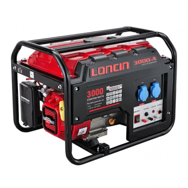 Generatorius benzininis LONCIN LC3000AS 2.8kW 230V