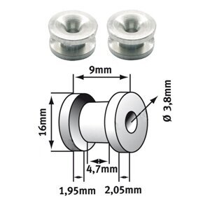 Įvorė galvutės universali 16x3.8mm 2 vnt