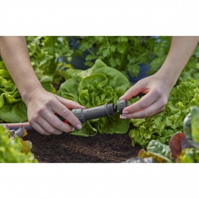 Gardena čiaupo jungtis tiekimo vamzdžio tvirtinimui prie slėgio mažintuvo