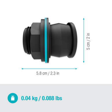 Jungtis talpos vandens GARDENA Plug In G1"/G3/4" 6