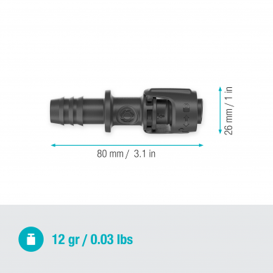 Jungtis universali 13mm (1/2") Gardena 3