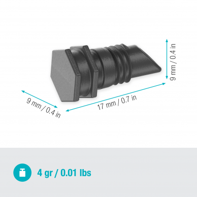 Kištukas 4.6mm (3/16") 10 vnt. Gardena 2