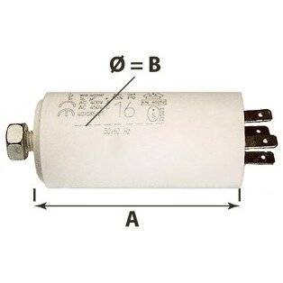 Kondensatorius variklio el. 6µF