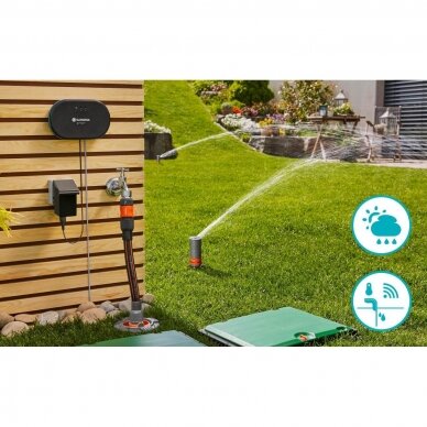 Kompiuteris laistymo Smart 24 V ir sensorius GARDENA 8