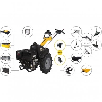 Motoblokas Pro Track 1350 bazė 8