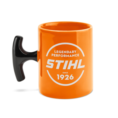 Puodelis STIHL oranžinis starterio formos ąsele