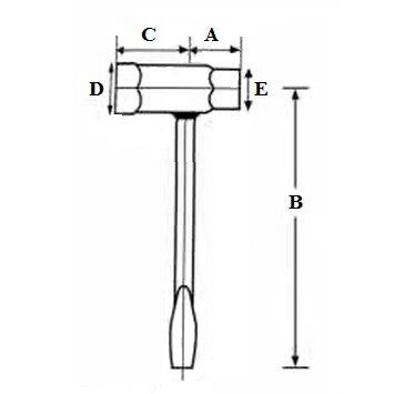 Raktas kombi benzopjūklui 15*21-60 168mm 1