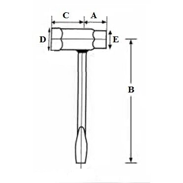 Raktas kombi benzopjūklui 13*19-86 160mm 1