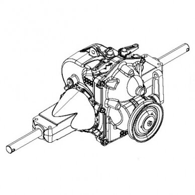 Transmisija kompl. Husqvarna ST330P