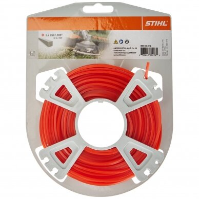 Valas trimeriui 2.7 mm/32m STIHL kvadratinis