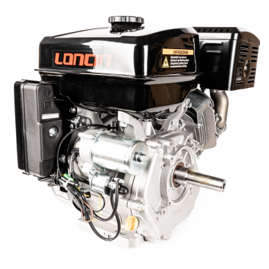 Variklis Loncin G420FD 12 AG horiz. 25.4x88.5mm el start 3