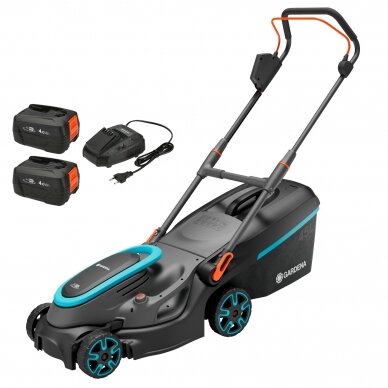 Vejapjovė akumuliatorinė GARDENA PowerMax 37/36V P4A su baterija