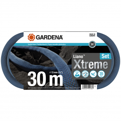 Žarna laistymo Gardena Liano Xtreme 30m tekstilinė rinkinys