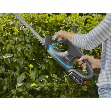 Žirklės gyvatvorių GARDENA EasyCut 40/18V P4A su baterija 4